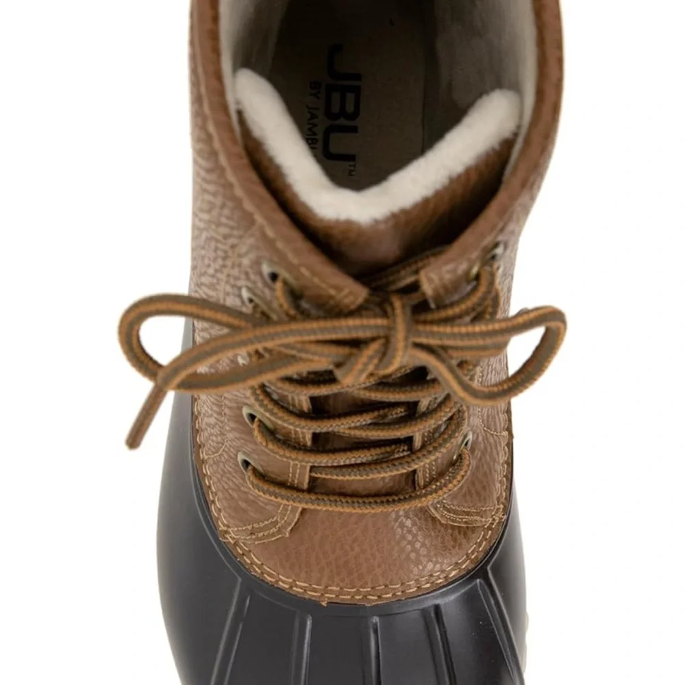 NWT JBU by Jambu Men Classic Duck Lace UP Maine Waterproof‎ Boots Fur